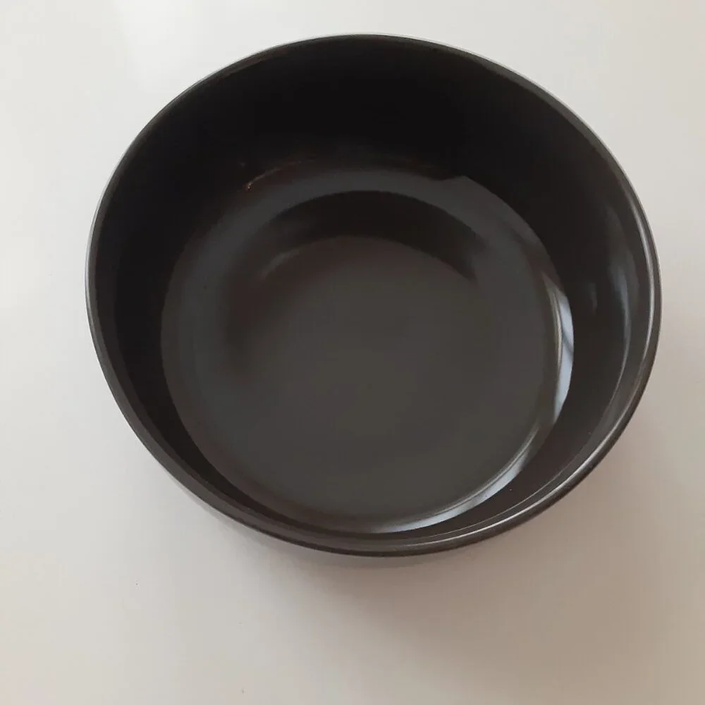 Chic Charcoal Grey Serving Bowl Stoneware